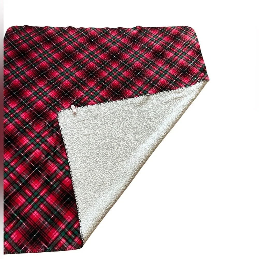 Victoria’s Secret Plaid Plush Blanket